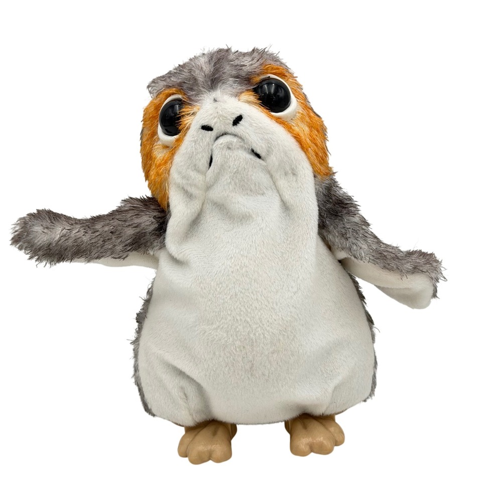 Star Wars The Last Jedi Electronic Porg Toy Hasbro Interactive Sound Walks 8in